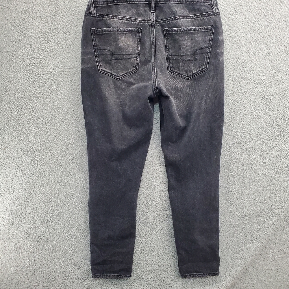 American Eagle Tomgirl Overalls Womens Size Small Black - Picture 12 of 13